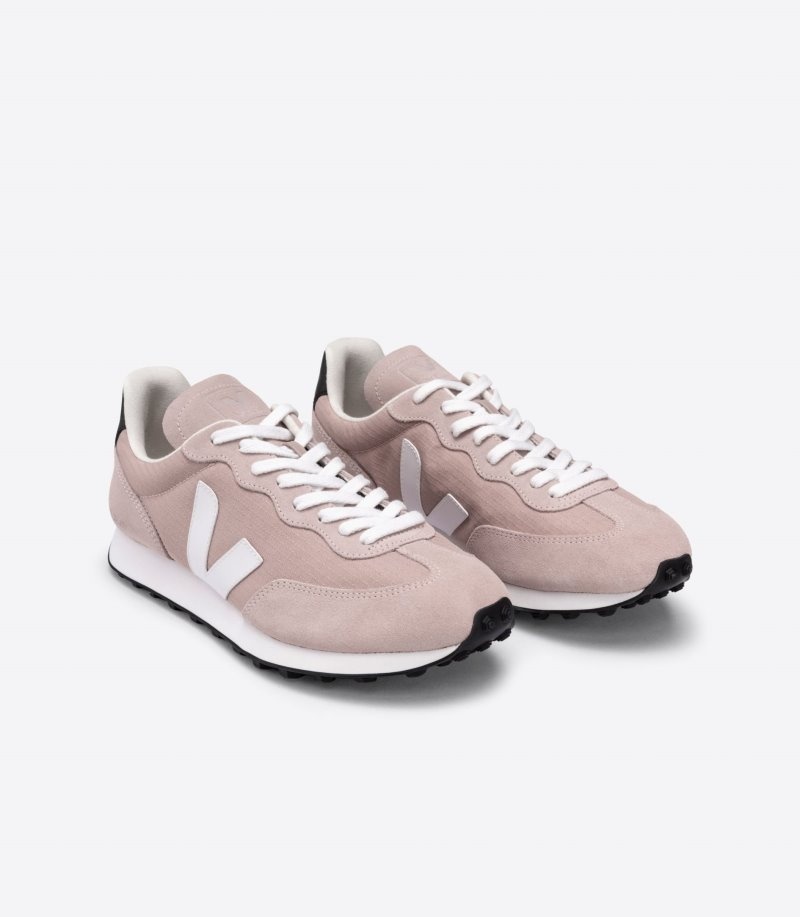 Womens Veja Rio Branco Ripstop Trainers Pink / White KSA | HIW3AW