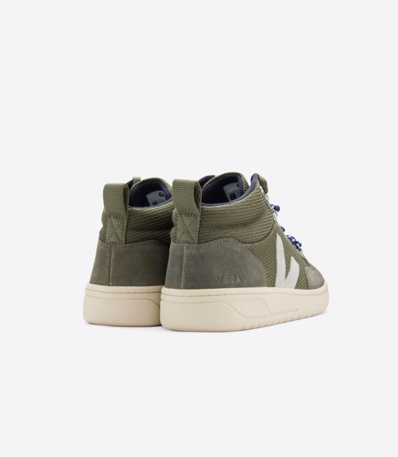 Womens Veja Roraima B-Mesh Trainers Olive / Grey KSA | I1M364