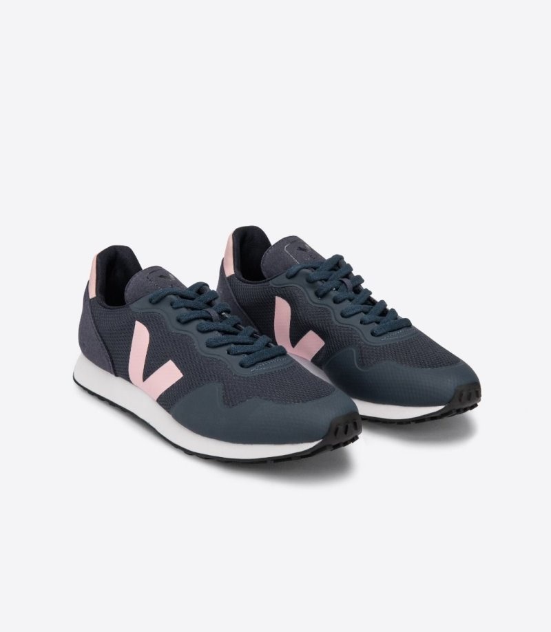 Womens Veja Sdu Alveomesh Trainers Navy / Pink KSA | BNF-3439