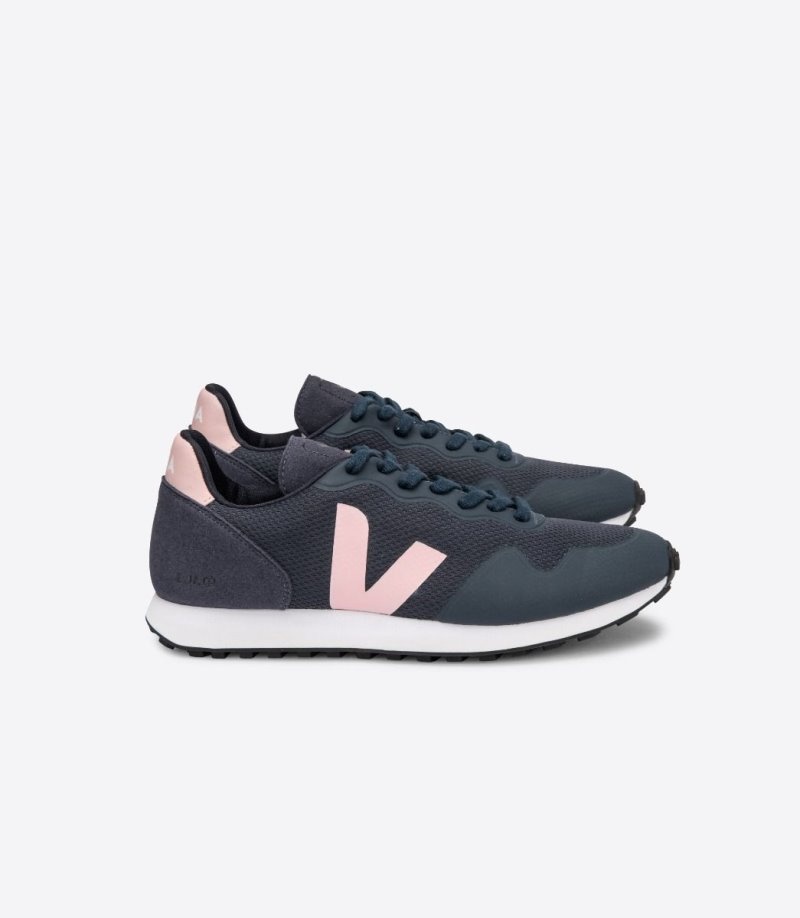 Womens Veja Sdu Alveomesh Trainers Navy / Pink KSA | BNF-3439