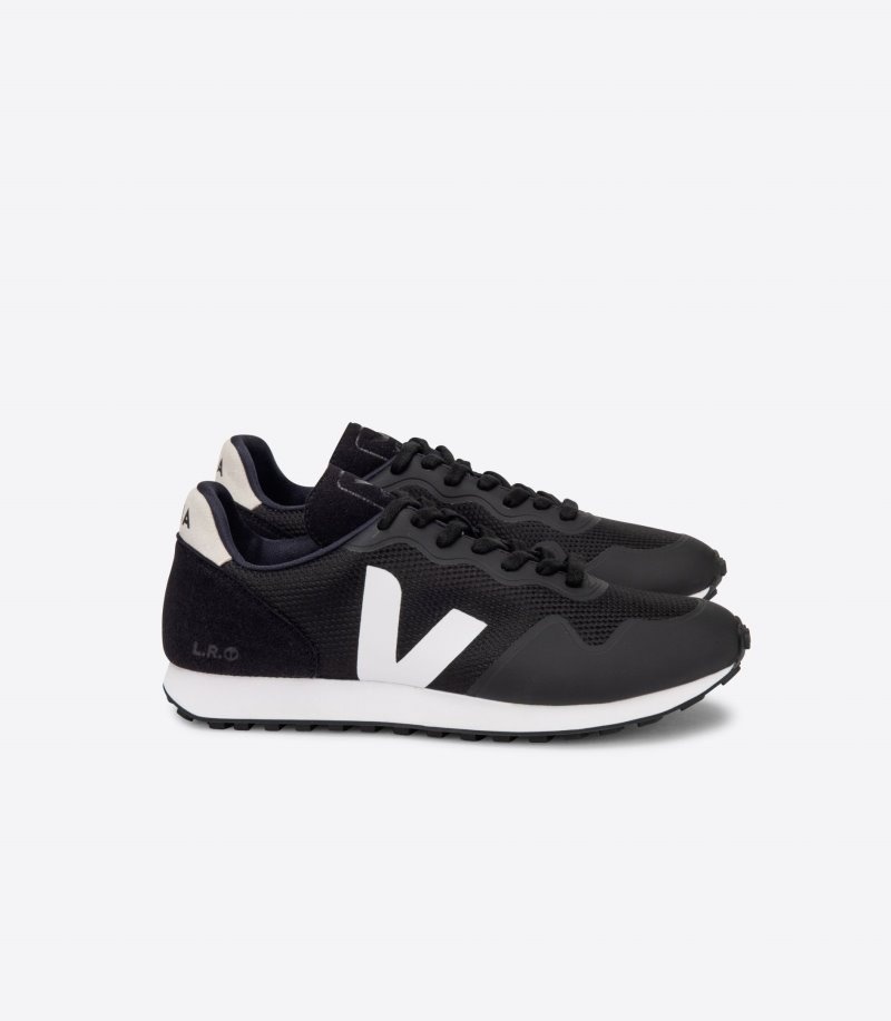 Womens Veja Sdu B-Mesh Trainers Black / White KSA | HBI-0271