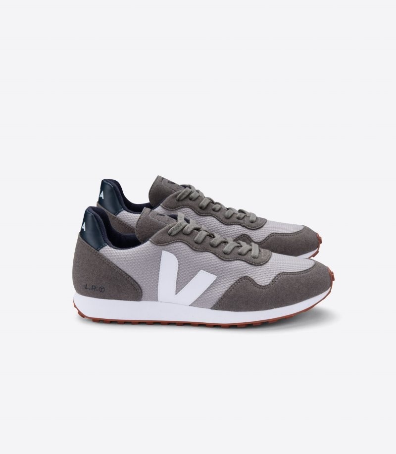 Womens Veja Sdu B-Mesh Trainers Silver / White / Grey KSA | TPE-8016