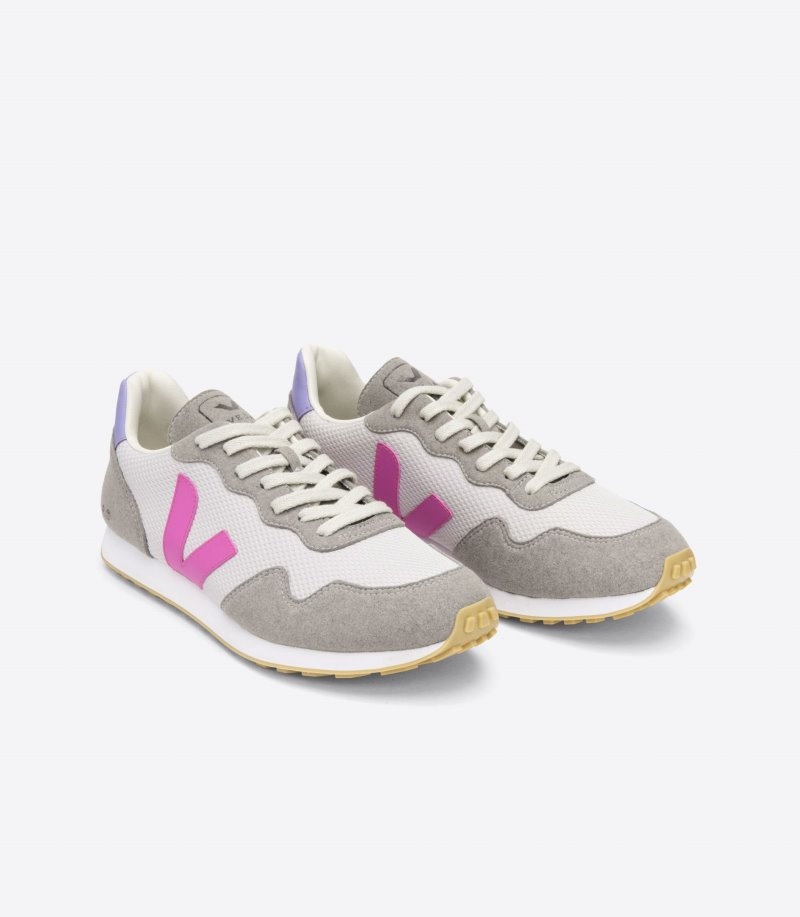 Womens Veja Sdu REC Alveomesh Trainers Light Grey / Purple KSA | AWL-1852