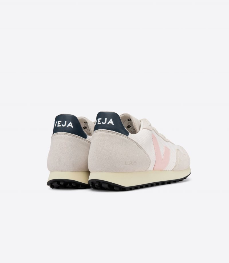 Womens Veja Sdu REC Alveomesh Trainers White / Beige / Pink KSA | TPO-1225