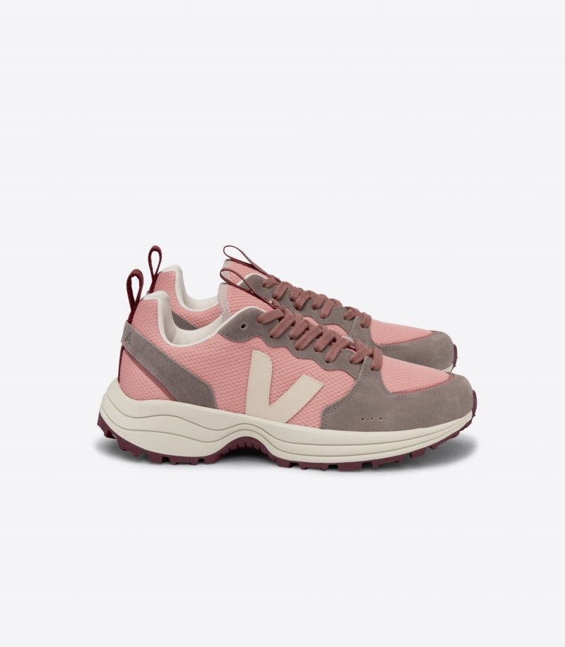 Womens Veja Venturi Alveomesh Trainers Grey / Pink KSA | VOZNR0